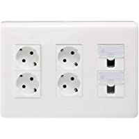 Legrand 078883Ea Toma Pared Múltiple- Blanco